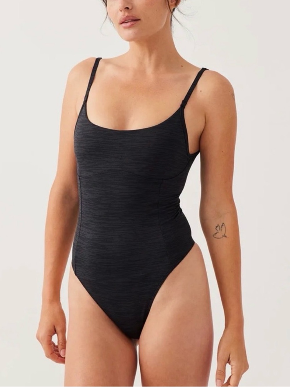 NEW Outdoor Voices move free leotard black size Large